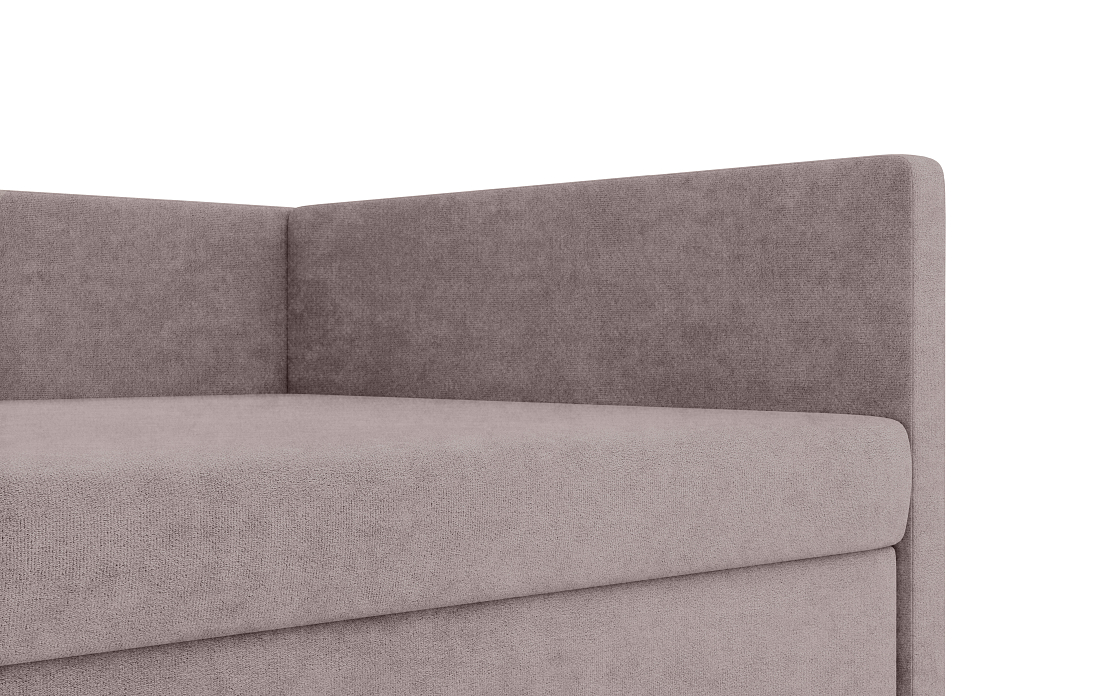 Вико / тахта микровелюр лаки пудровый 17